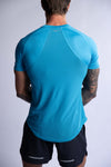 Men's breathable blue performance T-shirt