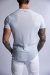 men's fitted cotton tops 