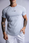 light blue gym T-shirt for men